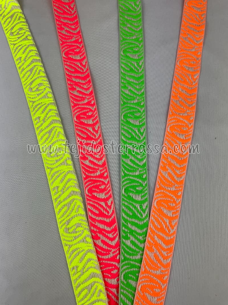 Cinta cebra fluor (3 cms)