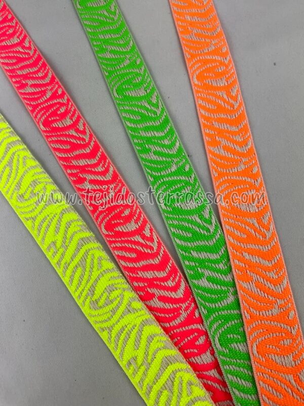 Cinta cebra fluor (3 cms) - Imagen 3