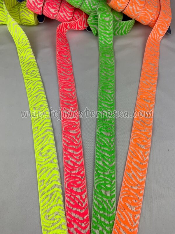 Cinta cebra fluor (3 cms) - Imagen 4