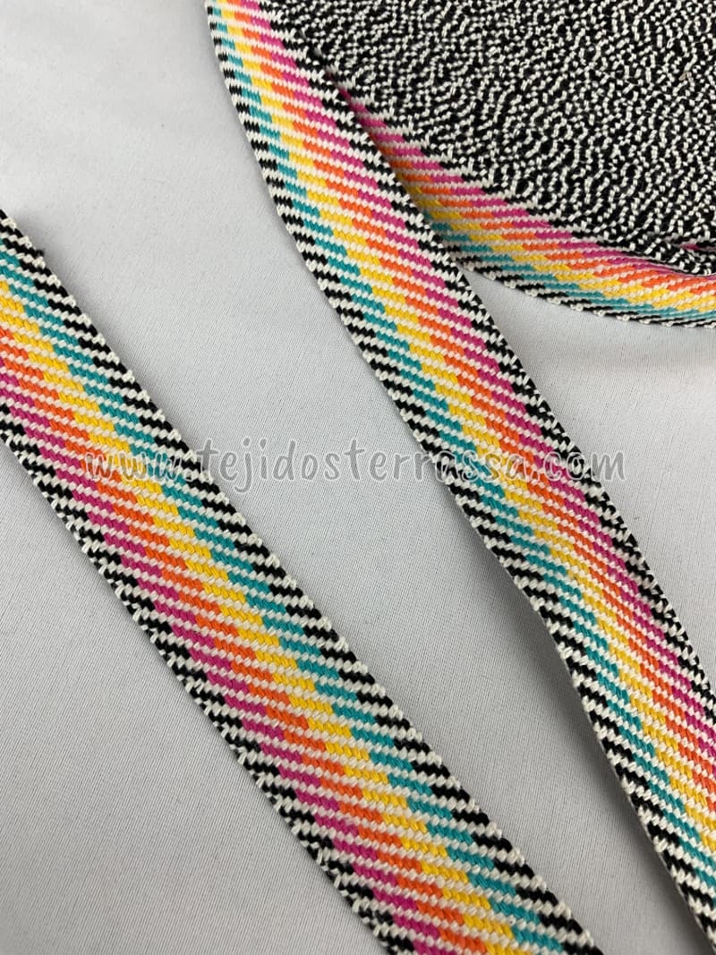 Cinta rayas colores 2,5 cms