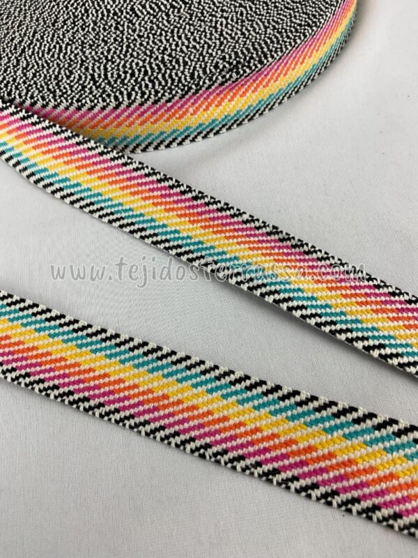 Cinta rayas colores 2,5 cms - Imagen 3