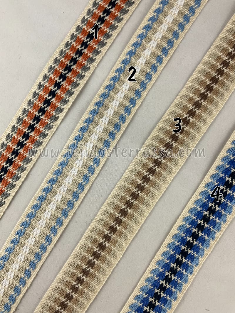 Cinta espiga colores (4 cms)