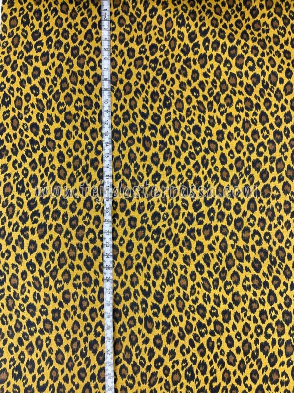 Algodón estampado Animal print - Imagen 3