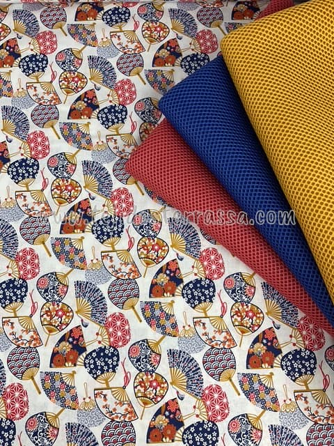 Algodón estampado Abanicos