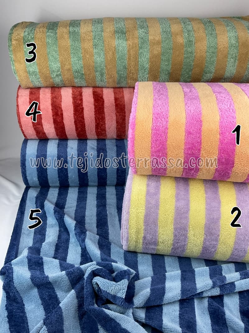 Rizo de bambú rayas 3 cms