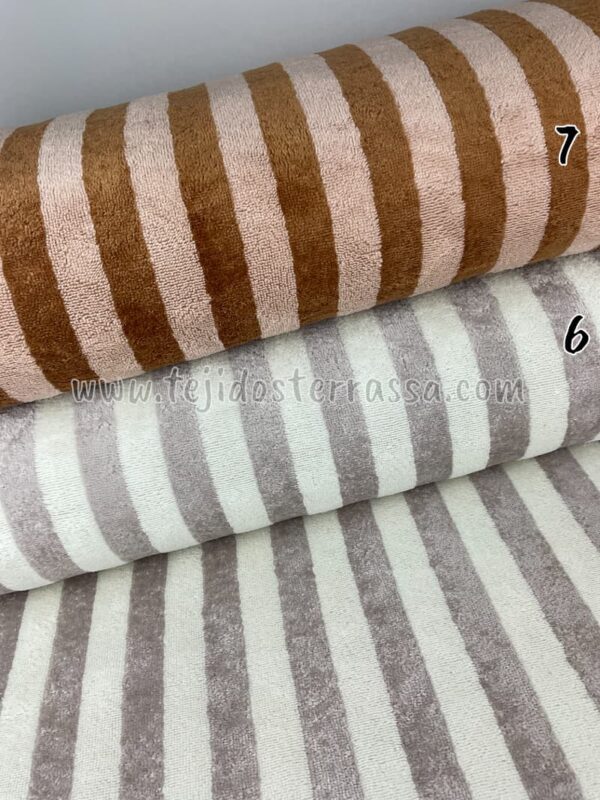 Rizo de bambú rayas 3 cms - Imagen 6